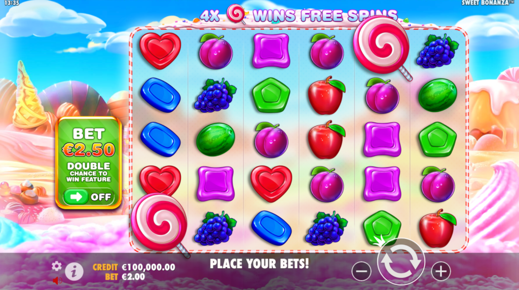 Sweet Bonanza Pragmatic play Demo začetna stran