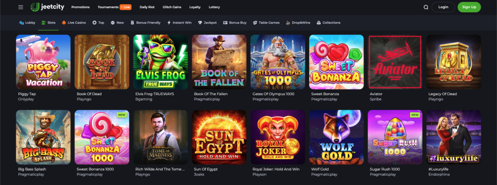 Jeet City Casino igralni avtomati
