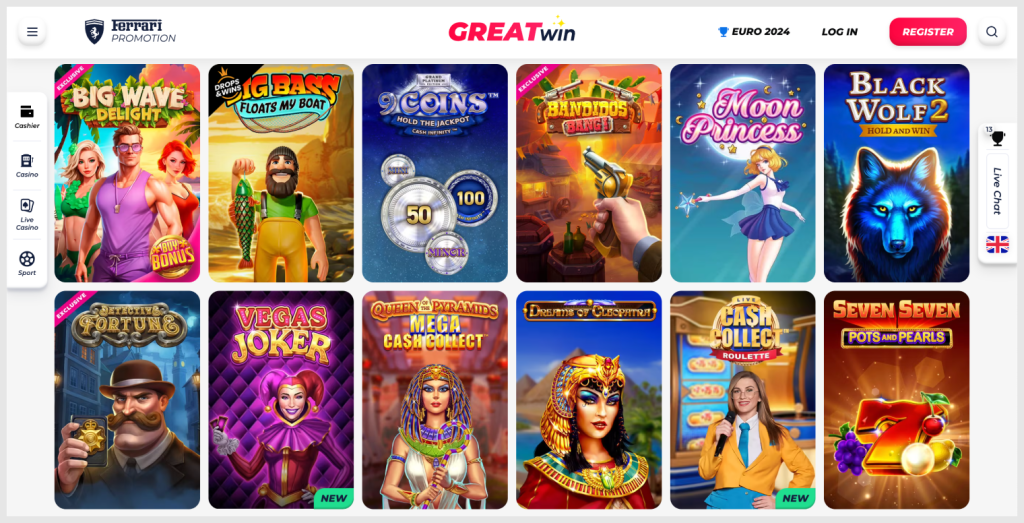 Igralni avtomati Greatwin Casino